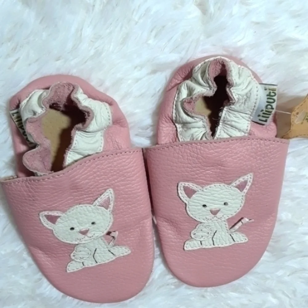 Liliputi Kitty Cat Leather Baby Moccasins-🏆HP🎉🏆